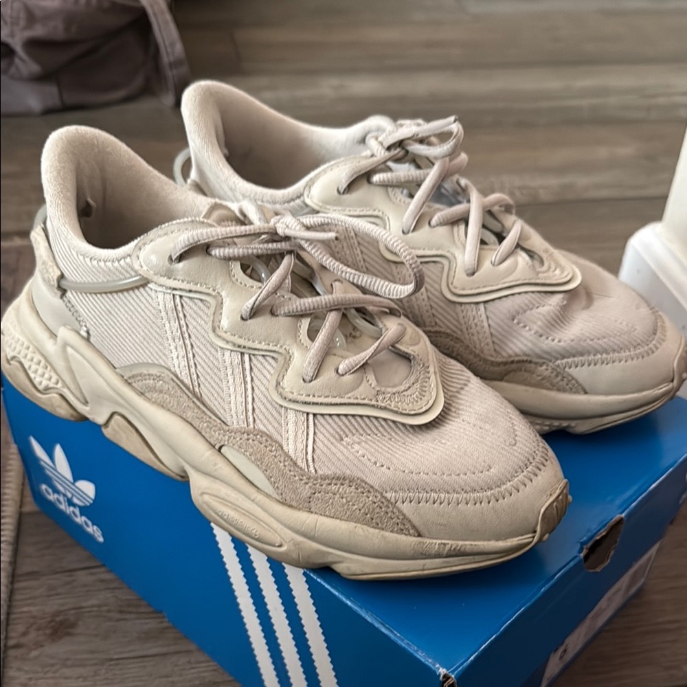 Adidas Ozweego Blue Shoe Box with White Stripes